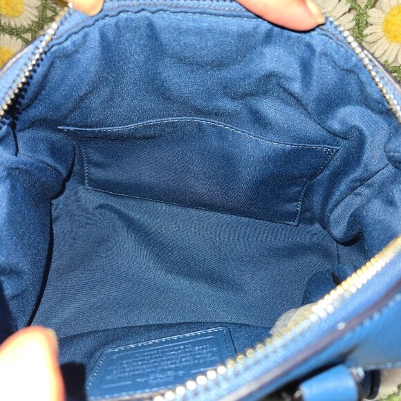 Coach Shearling Mini Bennett Satchel Bag + Matching Wristlet - Picture 14 of 15